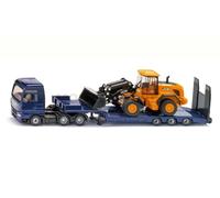 SIKU 10179000000 1/87 Camión MAN Con Remolque Bajo Y Cargadora De Ruedas JCB