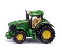 Siku Tractor John Deere 6251R metal/plástico verde con enganche y ruedas de goma