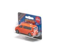 siku 1070, Furgoneta VW Multivan, Metal/Plástico, Rojo, Apertura de portón posterior, Enganche para remolque
