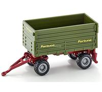 Siku Remolque de dos ejes 1077, metal y plástico, verde, caja basculante