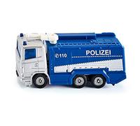 Siku Vehículo de juguete para niños 1079 – Cañón de agua de policía pivotante Azul/Blanco