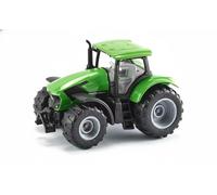 siku 1081, Tractor DEUTZ-FAHR TTV 7250 Agrotron, Verde/Negro, Cabina desmontable, Ruedas de goma