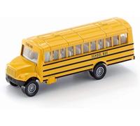 siku 1319, Autobús escolar estilo americano, Vehículo de juguete para niños, Metal/Plástico, Amarillo, Versátil