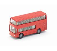 siku 1321, Autocar de dos plantas, Metal/Plástico, Rojo, Vehículo de juguete para niños
