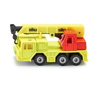 siku 1326, Camión con grúa hidráulica, Metal/Plástico, Amarillo/Rojo, Brazo de grúa elevable