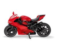siku 1385, Moto Ducati Panigale 1299, Metal/Plástico, Rojo, Soporte desplegable