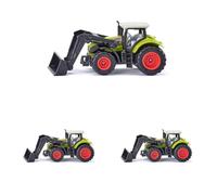 Siku 1392 Super Claas Axion with Front Loader, Green (Paquete de 3)