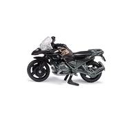 siku 1399, BMW R 1250 GS LCI, Moto de juguete, Metal/Plástico, Negro/Plateado, Manillar y soporte móviles, Neumáticos de goma
