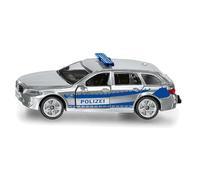 siku 1401, Coche de policía, Metal/Plástico, Plateado, Apertura de puertas, Barra de remolque