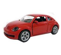 siku 1417, VW Beetle, Metal/Plástico, Rojo, Apertura de puertas, Ruedas de goma