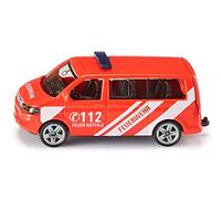 siku 1460, Furgoneta del servicio de bomberos, Metal/Plástico, Rojo, Apertura de portón posterior