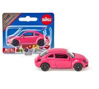 siku 1488, VW Beetle, Metal/Plástico, Rosa, Apertura de puertas, Hoja de pegatinas para un diseño personalizado