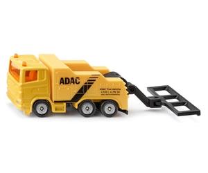 Siku 1493, Grúa ADAC, Coche de Juguete para Niños, Metal/Plástico, Amarillo, Dispositivo de Remolque para Subir y Bajar