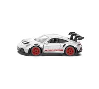 Siku 1500, Porsche 911 GT3 RS, Metal/plástico, Blanco, diseño de Carreras, Coche de Juguete para niños, Potente alerón Trasero, Puertas Que se abres
