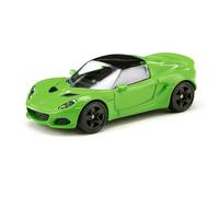 siku 1531, Coche de carreras Lotus Elise, Metal/Plástico, Verde, Compatible con otros modelos siku de la misma escala