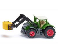 siku 1539, Tractor Fendt 1050 Vario, Metal/Plástico, Verde, Pinza para balas y cabina desmontables