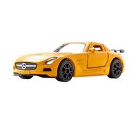 siku 1542, Mercedes-Benz SLS AMG Coche deportivo Black Series, Metal/plástico, Naranja, Apertura de puertas de ala de gaviota, Neumáticos de goma