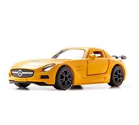 siku 1542, Mercedes-Benz SLS AMG Coche deportivo Black Series, Metal/plástico, Naranja, Apertura de puertas de ala de gaviota, Neumáticos de goma