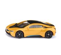Siku 1558 BMW i8 Metal/Plástico, Naranja, Coche de Juguete para niños