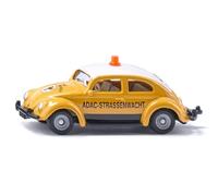 Siku 1561, VW Escarabajo ADAC, Coche de Juguete, Metal/Plástico, Amarillo, para niños, Neumáticos engomados, con Luz de Techo
