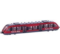 Siku Tren de cercanías 1646 – Metal/Plástico, 1:87, Rojo, Combina con otros juguetes SIKU