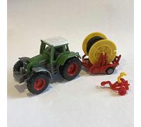 siku 1677, Tractor con bobina de manguera de riego, Metal/Plástico, Multicolor, Manguera desmontable