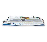 SIKU Cruiseliner Aida 1:1400 Barco de pasajeros Previamente montado Cruiseliner Aida, 1:1400, Barco de pasajeros, Previamente montado, Metal, De plástico, Azul, Blanco, 226 mm