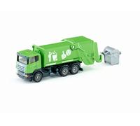 siku 1890, Bin Lorry, 1:87, Metal,Plastic, Green, Tiltable collecting area, Larg