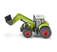 siku 1979, Tractor Claas Axion 850 con cargador frontal, 1:50, Metal/Plástico, Verde, Pala móvil, Enganche pare remolque posterior, Combinable con remolques siku de la misma escala