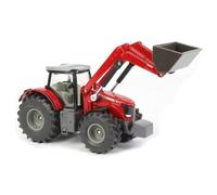 Siku Miniatura Massey Ferguson 1985 con cargador frontal Rojo