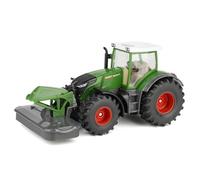 Siku 2000, Fendt 942 Vario con Segadora Frontal, Metal/Plástico, 1:50, Verde, Segadora y Cabina Desmontables, Enganche para Remolque