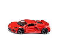 siku 2359, Chevrolet Corvette Stingray, Coche de juguete, 1:50, Metal/plástico, Rojo, apertura de capó y puertas, Ruedas intercambiables