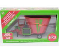 siku 2450, Mezcladora de pienso Strautmann, 1:32, Metal/Plástico, Rojo, Mezcladora de pienso móvil