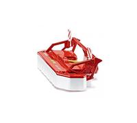 Siku 2461, Segadora Frontal Kuhn, 1:32, Metal/Plástico, Rojo/Blanco, Apto para Tractores Enganche Frontal