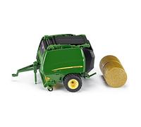 Siku Enfardadora John Deere 990 1:32 Metal/Plástico Verde Apertura lateral y posterior