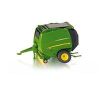 siku 2465, Enfardadora John Deere 990, 1:32, Metal/Plástico, Verde, Apertura lateral y posterior