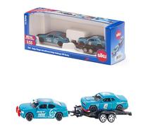 Siku Coches a escala 2565 – Dodge Charger y Challenger SRT, puertas funcionales, 1:55, azul claro