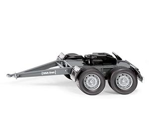 siku 2887, Dolly SIGA Duo, 1:32, Metal/Plástico, Negro, Compatible con tractores siku