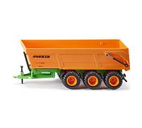 siku 2892, Remolque basculante Joskin de tres ejes, 1:32, Metal/Plástico, Naranja, Caja basculante, Compatible con juguetes siku a escala 1:32 con enganche para remolque