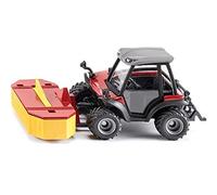 siku 3068, Tractor especializado Aebi TerraTrac TT211, 1:32, Metal/Plástico, Rojo, Incl. segadora frontal