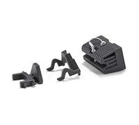 siku 3095, Set adaptador con peso frontal, 1:32, Metal, Negro, Apto para tractores siku con enganche frontal o posterior