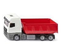 Siku 3518, camión volquete Man, 1:50, Metal/plástico, Rojo/Blanco, camión de Juguete para niños, volquete basculante, diseño Robusto