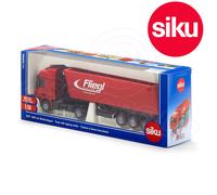 siku 3537 Camión con remolque volquete, Caja inclinable, 1:50, Metal/Plástico, Amarillo