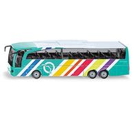 Siku 3738001, Mercedes-Benz Travego Autobús RATP Francia, 1:50, Metal/Plástico, Multicolor, Puertas Abiertas y Solapa