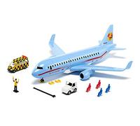 siku 5402, Avión comercial con accesorios, Plástico, Azul claro, Versatilidad de juego, Compatible con otros modelos siku a la misma escala