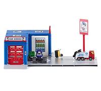 siku 5507, Taller de reparación de vehículos, Plástico/Metal, Multicolor, Incl. 2 coches siku, Multifuncional, Apto para modelos a escala de hasta 1:50