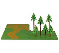Siku 5699, Set de Accesorios con Caminos de Tierra y Bosque, Verde, Apto para tu Granja World