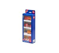 siku 6330, Juego de regalo de bomberos, Camión con plataforma de rescate aéreo, Camión de bomberos, Avión, Piezas móviles, Incluye Incluyendo pilones, conos y llamas