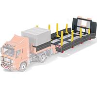 siku 6714, Accesorios de plataforma para SIKU CONTROL Camión de carga baja, 1:32, Plástico, Negro, Incl. postes, plataforma y lona, Para set SIKU CONTROL: Tractor MAN con camión de carga baja