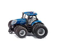 siku 6738, Tractor New Holland T7.315, 1:32, Azul, Metal/Plástico, Teledirigido, Control desde la aplicación vía Bluetooth, Con neumáticos dobles desmontables, Sin mando de control remoto